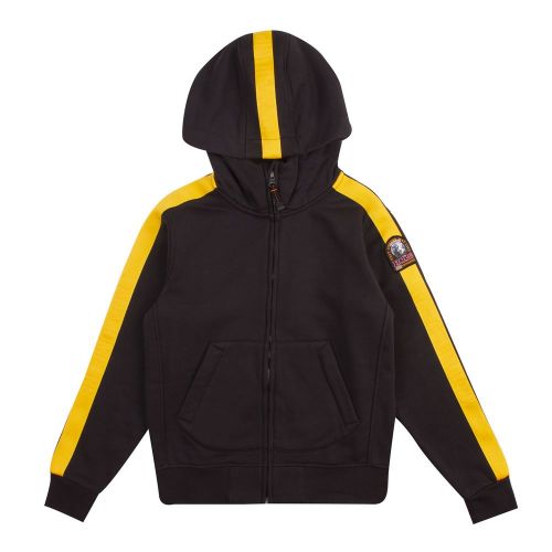 Boys Black Aldrin Full Zip Through Sweat Top 90150 by Parajumpers from Hurleys