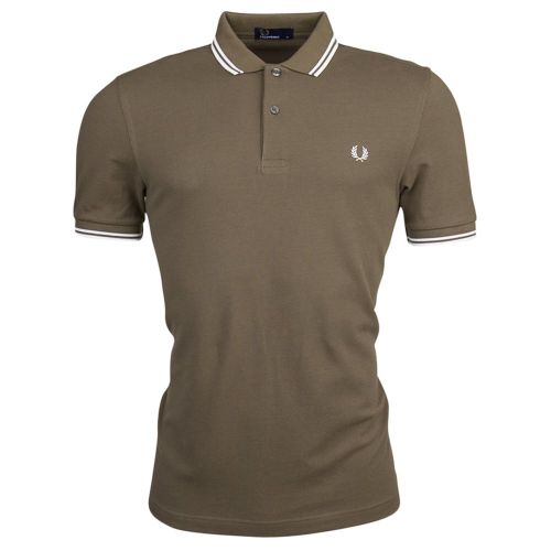 Mens Iris Leaf Twin Tipped S/s Polo Shirt 14764 by Fred Perry from Hurleys