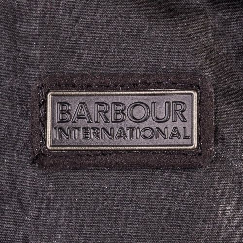 Mens Black Oil Waxed Jacket 69359 by Barbour International from Hurleys