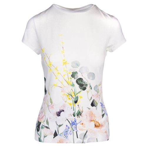 Womens White Bobiiee Elegant Fitted S/s T Shirt 37510 by Ted Baker from Hurleys