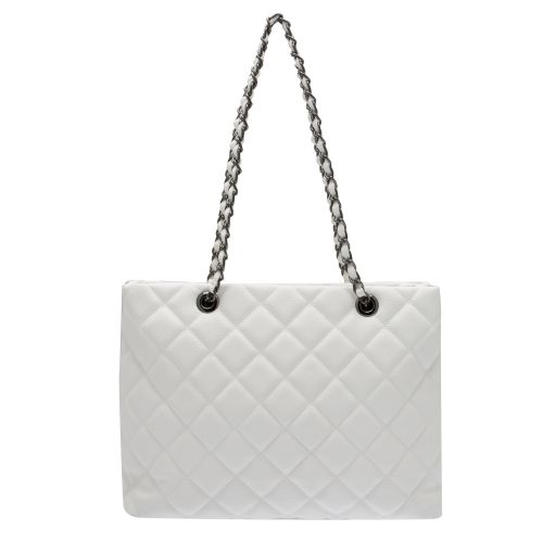 Womens White Licia Quilted Shopper Bag 37824 by Valentino from Hurleys