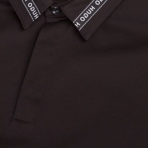 Mens Black Divorno Tape Trim S/s Polo Shirt 42670 by HUGO from Hurleys