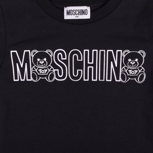 Boys Black Silver Toy S/s T Shirt 101270 by Moschino from Hurleys