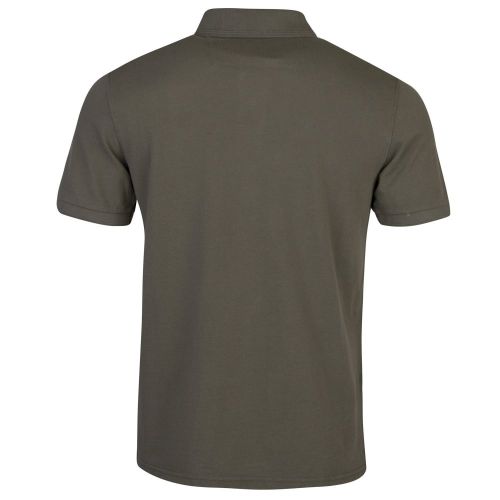 Mens Military Green Patch S/s Polo Shirt 24643 by Parajumpers from Hurleys