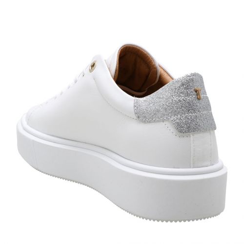 Womens White Starriy Star Platform Trainers 96939 by Ted Baker from Hurleys