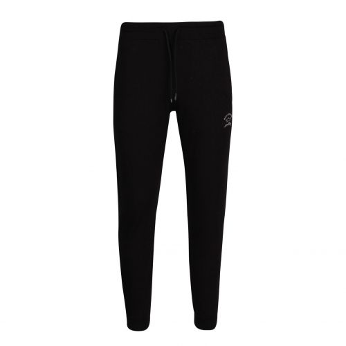 Mens Black Branded Sweat Pants 77992 by Paul And Shark from Hurleys