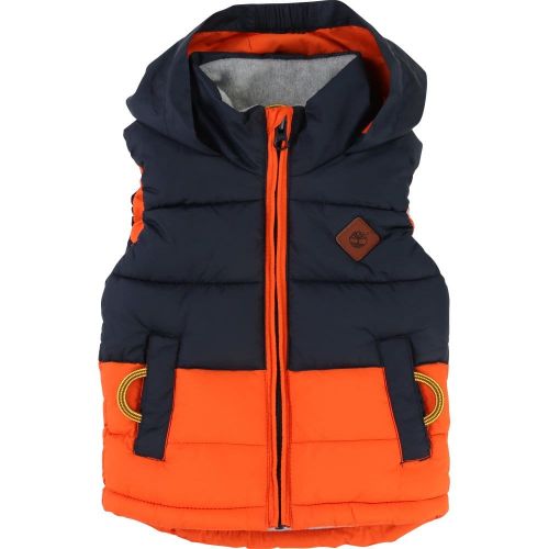 Baby Navy & Orange Gilet 20861 by Timberland from Hurleys
