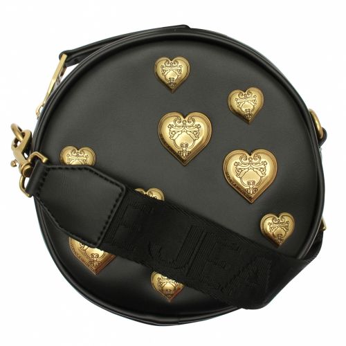 Womens Black Metal Heart Circle Crossbody Bag 55171 by Versace Jeans Couture from Hurleys