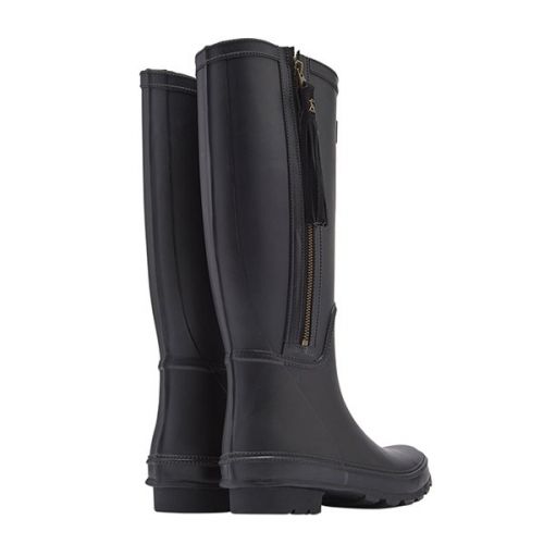 Womens True Black Collette Wellington Boots 111343 by Joules from Hurleys
