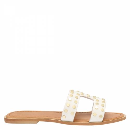Womens White Olivie Stud Sandals 41405 by Moda In Pelle from Hurleys