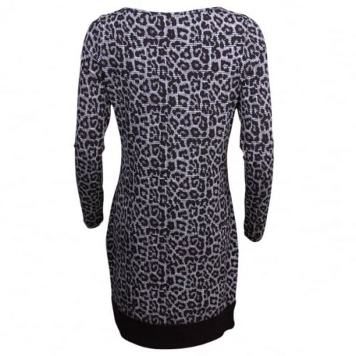Womens Black Leopard Tunic Dress 15735 by Michael Kors from Hurleys