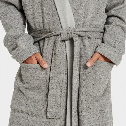 Mens Grey Heather Robinson Shawl Collar Robe 94550 by UGG from Hurleys