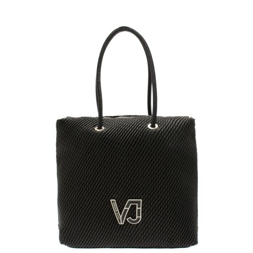 Womens Black Soft Texture Shopper Bag 35952 by Versace Jeans from Hurleys