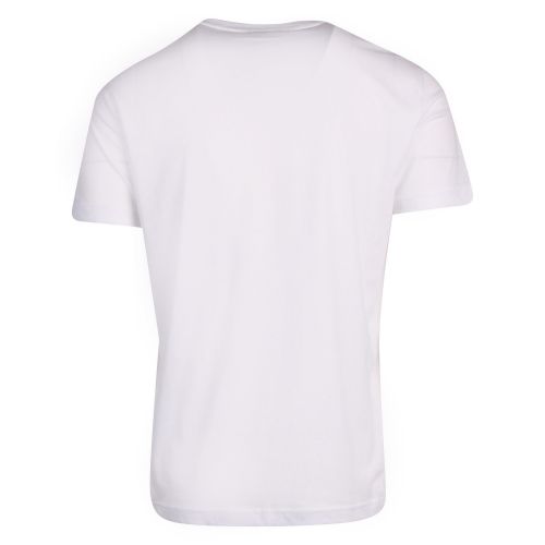Mens White Visibility Logo S/s T Shirt 57452 by EA7 from Hurleys