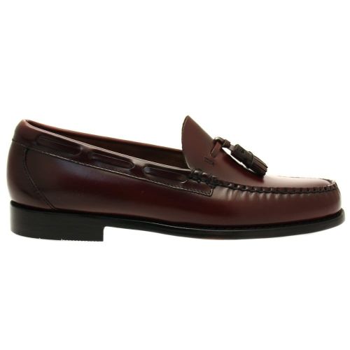 Mens Wine Weejuns Larkin Tassel Loafers 23019 by G.H. Bass from Hurleys