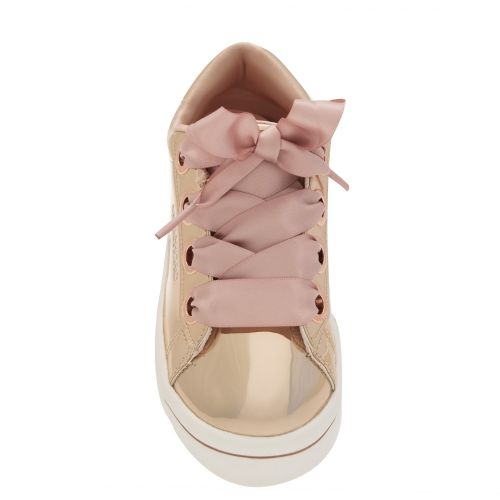 Girls Rose Gold Hi-Lite Liquid Bling Trainers (27-38) 31800 by Skechers from Hurleys
