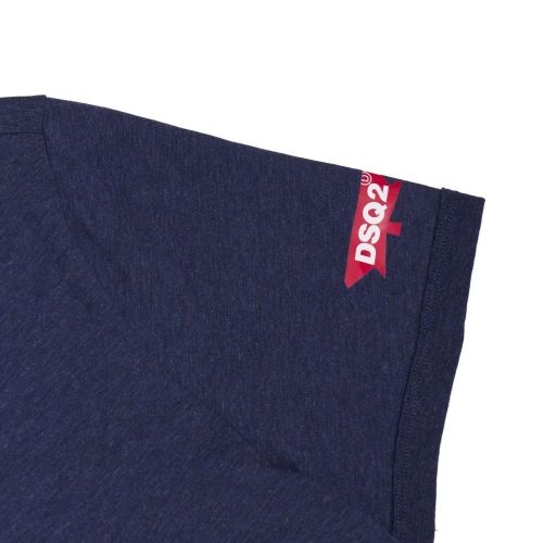 Mens Navy Arm Logo S/s T Shirt 27825 by Dsquared2 from Hurleys