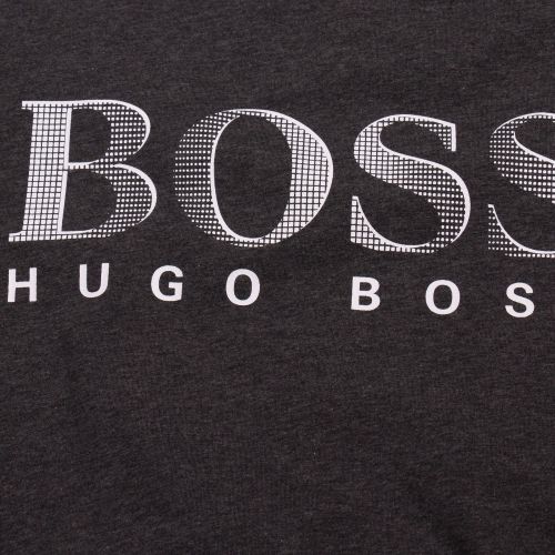 Mens Medium Grey Big Logo Beach Regular Fit S/s T Shirt 73754 by BOSS from Hurleys