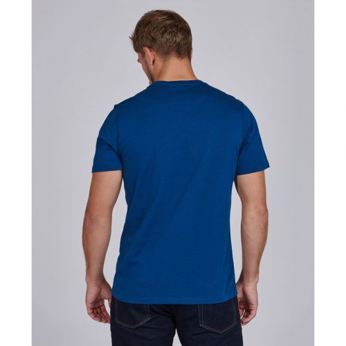 Mens Dark Petrol Hero S/s T Shirt 95658 by Barbour Steve McQueen Collection from Hurleys