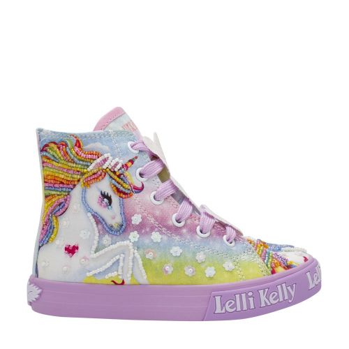 Girls Lilac Unicorn Mid Boots (26-35) 87857 by Lelli Kelly from Hurleys