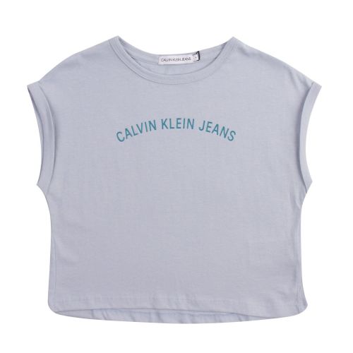 Girls Skyway Logo Loose Fit S/s T Shirt 79001 by Calvin Klein from Hurleys