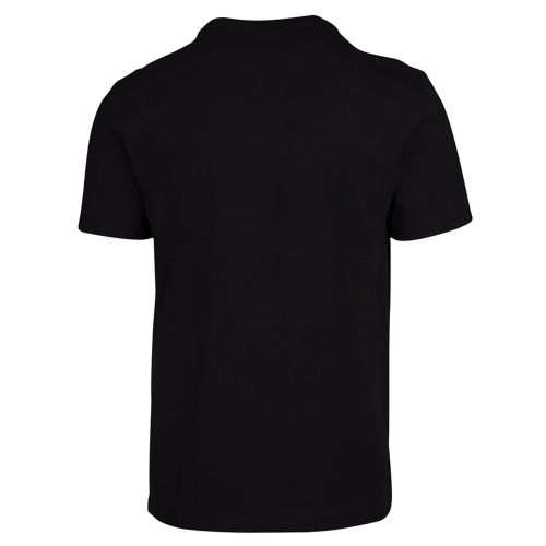 Mens Perfect Black Flock Logo S/s T Shirt 38898 by Calvin Klein from Hurleys