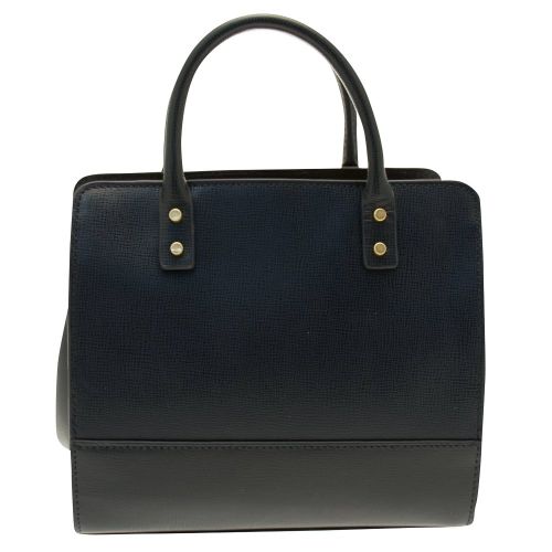 Womens Navy Textured Leather Square Daphne Bag 72753 by Lulu Guinness from Hurleys