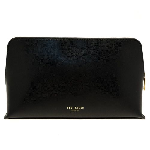 Womens Black Lynner Large Leather Wash Bag 63133 by Ted Baker from Hurleys