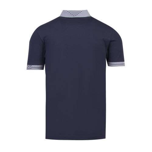 Athlesiure Mens Navy Paule Slim Fit S/s Polo Shirt 55033 by BOSS from Hurleys