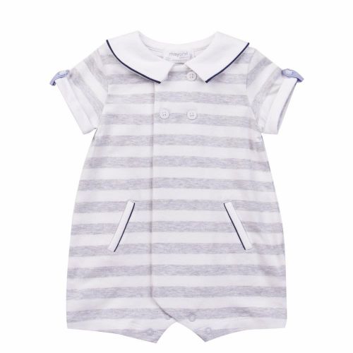 Baby Pearl Striped Romper 22498 by Mayoral from Hurleys