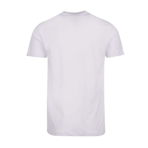 Mens White Small Logo Ringer Slim Fit S/s T Shirt 85016 by Versace Jeans Couture from Hurleys
