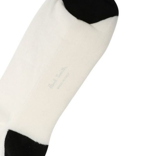 Mens White Logo Socks 110090 by PS Paul Smith from Hurleys