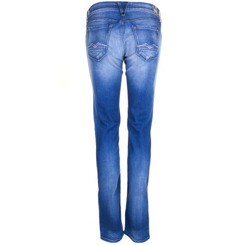 Womens Blue Wash Rose Skinny Fit Jeans 67718 by Replay from Hurleys