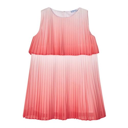 Girls Flamingo Ombre Pleated Dress 85116 by Mayoral from Hurleys
