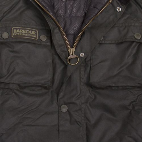 Mens Sage Blackwell Wax Jacket 46548 by Barbour International from Hurleys