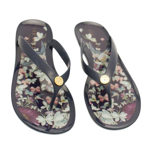 Womens Navy Gelly Flip Flop Icon Bag 71918 by Ted Baker from Hurleys