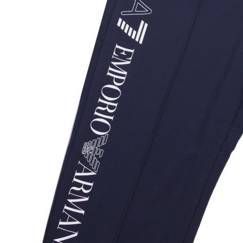 Womens Navy Train Logo Series Sweat Pants 48217 by EA7 from Hurleys