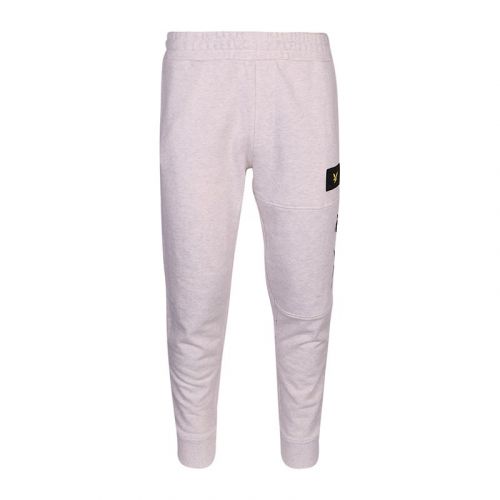 Mens Marble White Pocket Sweat Pants 103387 by Lyle and Scott from Hurleys