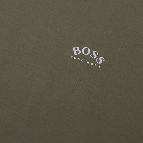 Athleisure Mens Khaki Tee Curved S/s T Shirt 83782 by BOSS from Hurleys