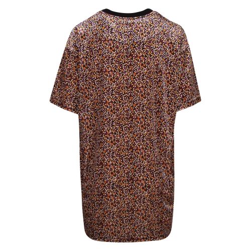 Anglomania Womens Multi Floral New Boxy Long S/s T Shirt 47252 by Vivienne Westwood from Hurleys