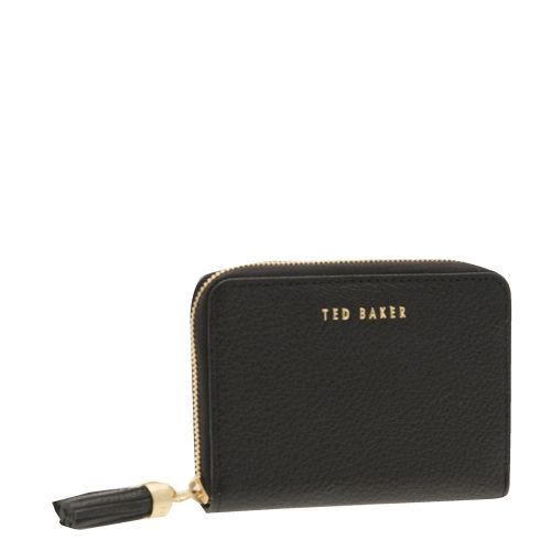 Womens Black Sabel Tassel Zip Around Small Purse 30181 by Ted Baker from Hurleys
