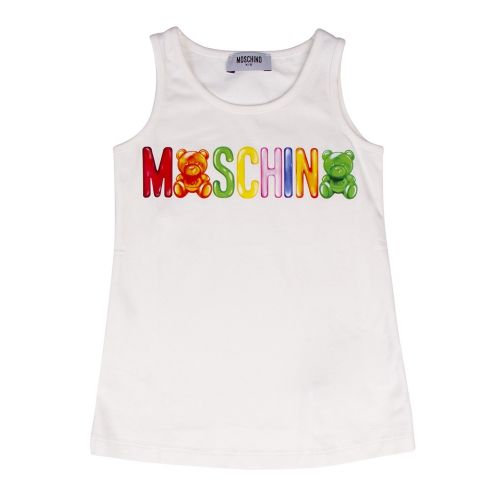 Girls Cloud Branded Tank Top 36143 by Moschino from Hurleys