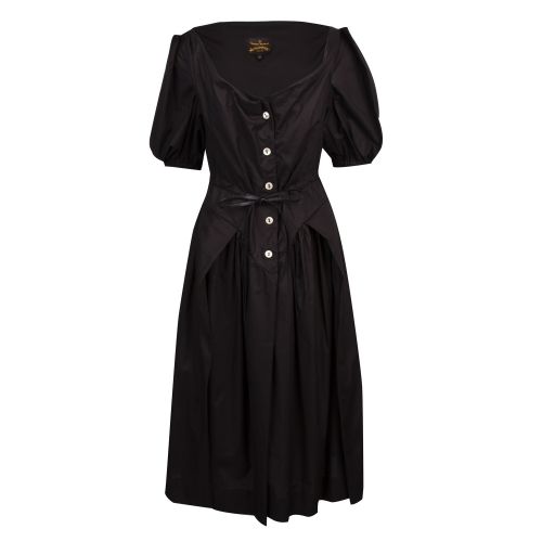 Anglomania Womens Black New Saturday Puff Sleeve Dress 54660 by Vivienne Westwood from Hurleys