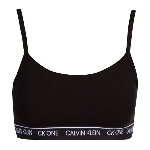 Womens Black CK One Unlined Bralette 83189 by Calvin Klein from Hurleys