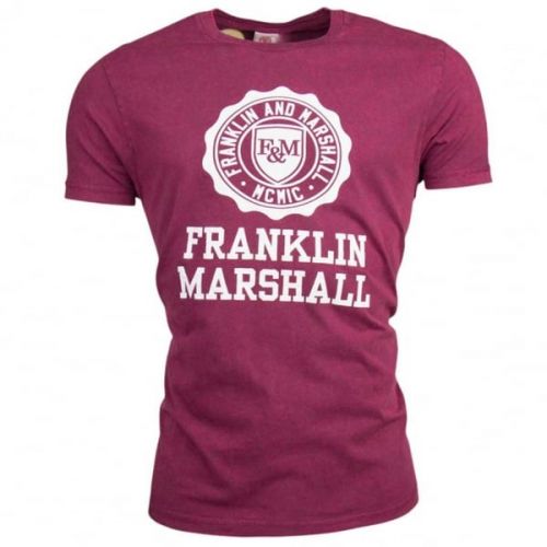 Mens Vintage Port Large Logo S/s T Shirt 16339 by Franklin + Marshall from Hurleys