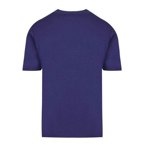 Mens Electric Blue Textured Foil Regular Fit S/s T Shirt 43150 by Love Moschino from Hurleys