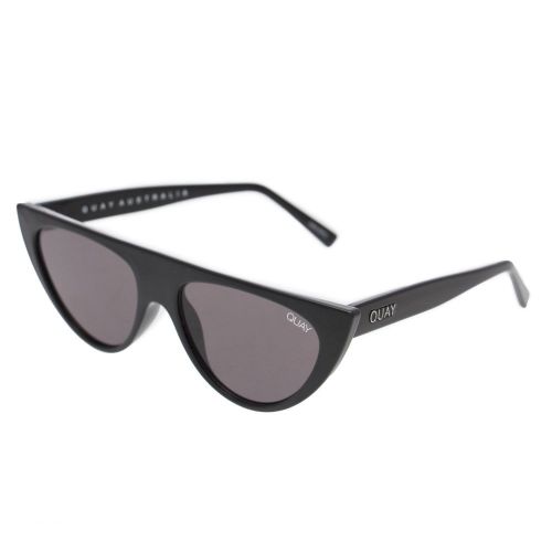 Womens Black/Smoke Run Away Sunglasses 29024 by Quay Australia from Hurleys