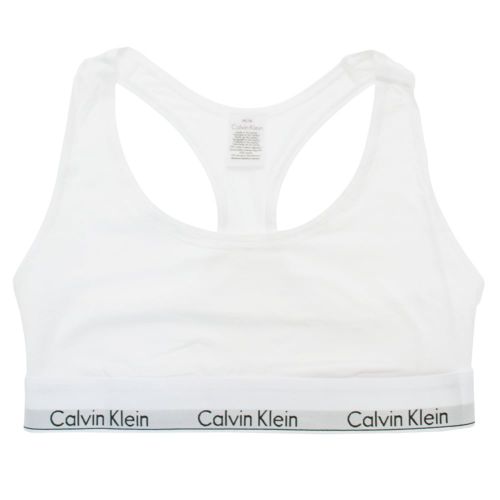 Womens White Classic Bralette 8652 by Calvin Klein from Hurleys