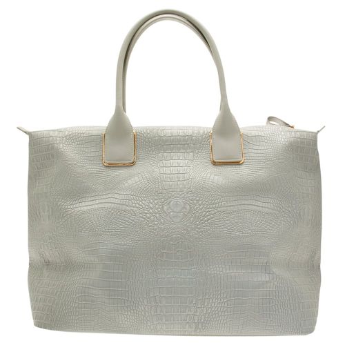 Womens Light Grey Remaa Reflective Large Tote Bag 16549 by Ted Baker from Hurleys