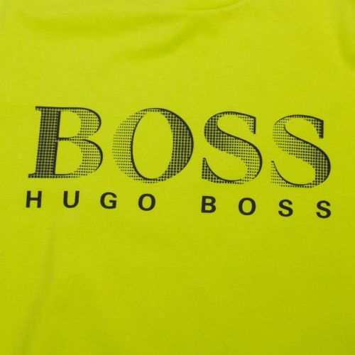 Mens Lime Big Logo Beach Regular Fit S/s T Shirt 74367 by BOSS from Hurleys